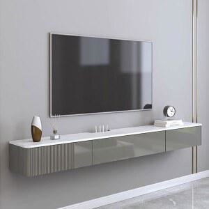 플로팅 TV 선반 벽 벽걸이 캐비닛 홈 엔터테인먼트 센터 스탠드 책꽂이 게임 미디어 콘솔 서랍 수납 침실 거실 시청각 장비