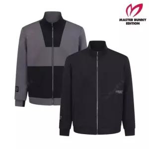MASTER BUNNY 남성 골프 봄 우븐 패치 집업 점퍼 11E1.JP181