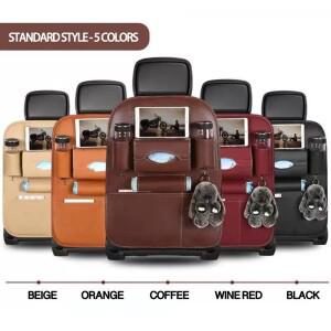 차량호환  시트백 수납 가방 걸이형 내부 의자 등받이 테이블 보드 선반 다용도