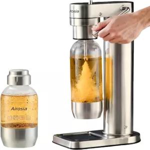 에어로시아 스파클링 워터 메이커 - 304 스테인리스 탄산음료 모든 음료 BPA 프리 병이 포함된