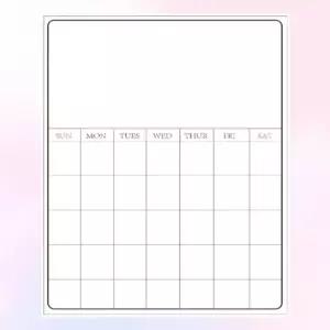 스케쥴 무타공 마그네틱 칠판 사무실 게시판 계획표 (WFKK8H1)