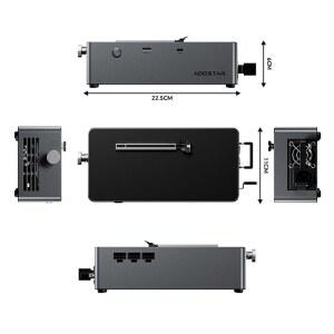 그래픽카드 확장 도크 OCulink USB4 포트 역방향 전원 공급 100W 내장 800W 전원