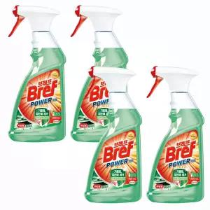 헨켈  Bref 파워 - 주방용 스프레이 500mlx4개 / 부엌 주방 기름때 찌든때 제거
