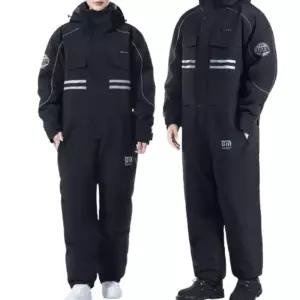 오토바이 스쿠터 우주복 겨울방한복 자켓 간편착용 롱슈트 방수