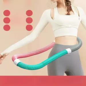 스프링 부드러운 훌라후프 운동 뱃살 관리 용수철 훌라후프