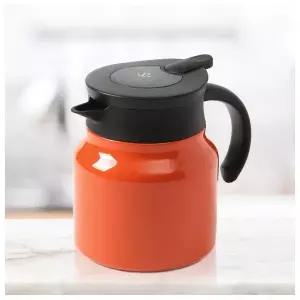 티웨어 온도표시 보온주전자(750ml) (오렌지)