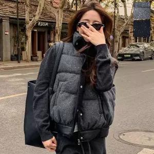 [하프클럽/]밀키즈 글리터 패딩 베스트