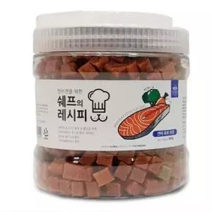 강아지 칭찬 노견 영양간식 훈련용간식 연어트릿 800g 강아지 트릿 소프트츄 영양간식 칭찬 노견 매일급여