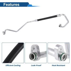 혼다호환 호환 어코드 2013-용 UXCELL A/C 냉매 액체 호스 압력 에어컨 파이프 라인 No.80312T4NH01 고무