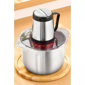 전동다지기 분쇄기 마늘 멀티 생강 박피기 믹서기 업소용 4L 스테인리스 스틸 1세트