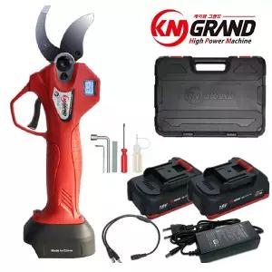 KM그랜드 18V 충전식 무선 전지가위 RLP-20P 배터리2+충전기1세트 마끼다 배터리 호환
