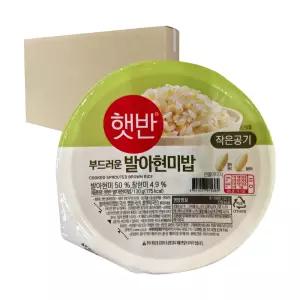 [로지프로] CJ 햇반 발아현미밥 작은공기 130g x 3ea 12개입 (1박스)