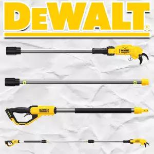 디월트 20V DCMPP569N 20V 충전 장대 가위 전동 나무 가지치기 고지 조경 무선 전지가위 DCMPP569