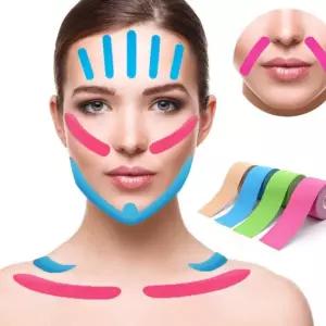 테이프 주름 제거 스티커 스킨 V 라인 넥 아이 리프팅