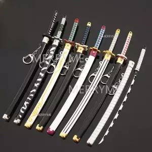  키링 캐릭터 검 32종 귀멸의 칼날 일륜도 귀칼 무한성 원피스 조로 소드아트온라인 키홀더