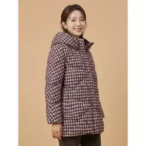 [꼼빠니아]덕다운 체크 패딩 점퍼 CW22IH0201457A_P406091501