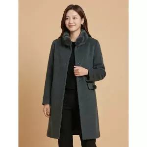 [조이너스]알파카 밍크털 하프넥 코트 JW24CH3001861A_P408561390