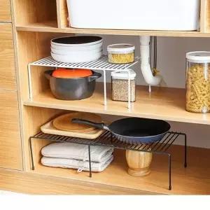 주방 싱크대 정리 철제 선반 하부장 정리대