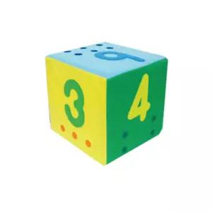 숫자 주사위 (중)대형 놀이 쿠션 스펀지 다면체 보드게임 수학교재 헝겊 감각발달완구 학습 큰주사위