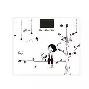 고품질 IS 아기 미니사각 디지털체중계 털무체중계 A4용지 전자저울 온습도계 앳플리체중계 WFHW1LU