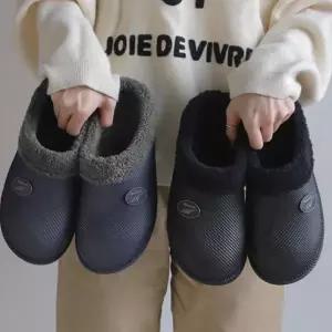 사무실 슬리퍼 푹신한 여성 겨울 겨울 털 슬리퍼 방한화 털신 남녀공용 논슬립 실내화 따뜻한 실내용