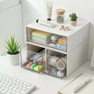 리빙스토리 책상 미니 서랍장 정리 쌓는 데스크테리어