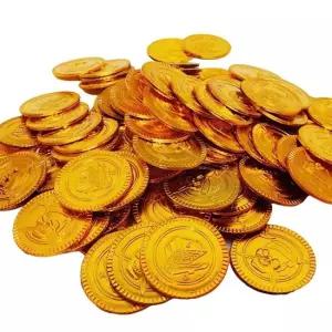 가짜 황금동전 마술용 도구 매직 동전 마술 동전마술 황금마술 금색동전 초콜릿동전