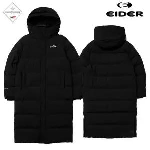 [아이더]스테롤 L 남녀공용 윈드스타퍼 롱 자켓 롱패딩 벤치 블랙 703356