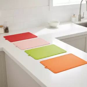 셰프스키친 컬러 시트도마 엠보싱 PP 가벼운 주방도마