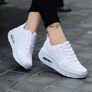 여성 스니커즈 메쉬니트 운동화 베이직 여름 워킹화 2색