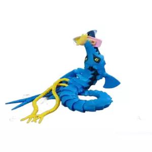 3D프린팅 고질라 몬스터 아츠 딥씨 피규어 블루마야