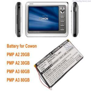Cameron Sino 배터리, Cowon PMP A2 20GB, A3 3600mAh