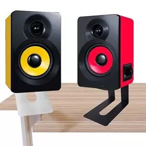 고품질 데스크 스피커 스탠드 거치대 우퍼 오디오 받침대 스피커스탠드 스피커브라켓 스피커거치대 WFI0CA