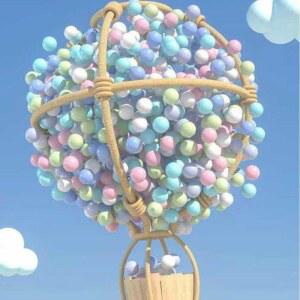 볼풀장 컬러 공 1000개 실내 볼풀 촉각볼 대포 대량 발사기