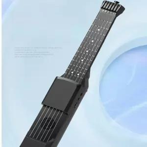 무소음 어쿠스틱 기타 퓨어화이트 미니 연습용 순백 여행