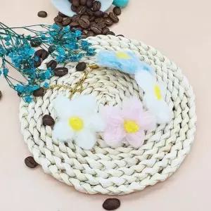 반려동물 꽃 목걸이 S 애견스카프 고양이스카프 토끼옷 강아지목줄 고양이방울