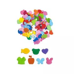 어린이집 게시판 환경꾸미기 칼라 장식부직포 100개입 안내 아동센터 표지판 깔끔한