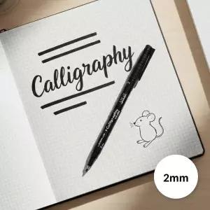 다이어리꾸미기 캘리그라피 잉크펜 2mm 12개입 박스