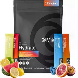 미크라 수화물 전해질 분말 패킷 - 버라이어티 팩 무설탕 스틱 필요한 수화 지원을 위한 천연 맛 음료 믹스