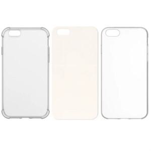 Glorix 아이폰 5S SE1 1세대 3종세트 투명 케이스 범퍼 칼라