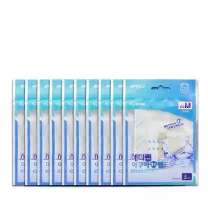 메디랩 아쿠아멸균밴드 드레싱밴드 3매입 중형 M 10개