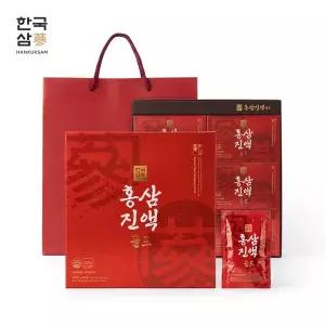 한국삼 홍삼진액 골드 50ml 30포 + 쇼핑백 선물세트