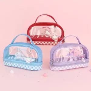 아트박스/팬시존 산리오 디저트타임 투명 2단 파우치