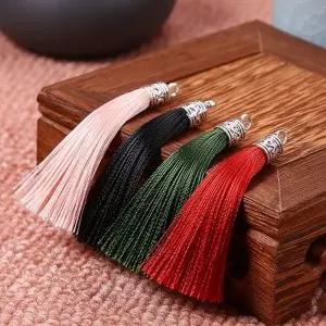 금속고리태슬6cm 비즈 diy 공예 재료 스트랩 키링 목걸이 팔찌 만들기 구슬