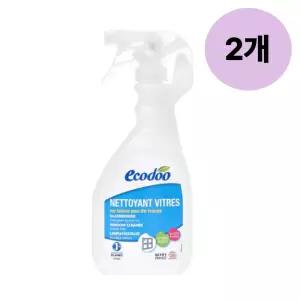 에코두 유리 세정제 유리창 거울 세제 무향 500ml 2개 BNS