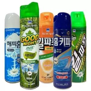 해피홈 모기 에프킬라 홈키파 바퀴 에어졸 에어로솔