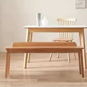 [보루네오]보루네오 엘리사A 벤치 3인 식탁 벤치 의자 1300 BJM94