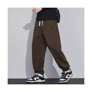 남자 일상복 바지 가을 겨울 니트 트레이닝 후드 스트링 배기 9부 SPO마켓4