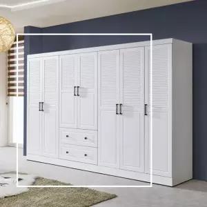 (수도권무료) 보루네오 템바보드 2400옷장세트(3종) BJ5135R