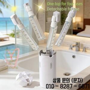 4 in 1 여행용 리필 디스펜서 병 샴푸 바디워시 화장품 등을 위한 휴대용 용기